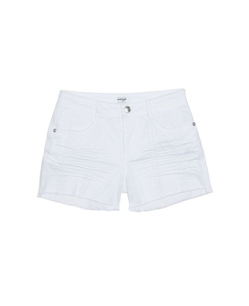 Bebe Girls Twill Short With Crochet Trim Sandbox Bahamas