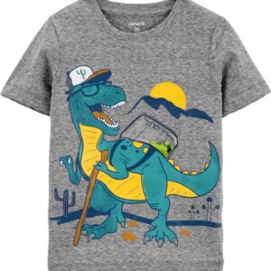 CARTER’S BABY/TODDLER DINOSAUR CAMPER SNOW YARN TEE $17.25 7.56 VAT Inclusive