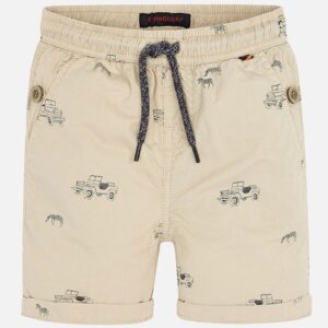 MAYORAL 3254  MARFIL ALL RUBBER STAMP BERMUDA SHORTS $32.89