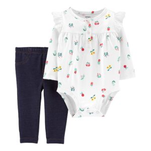 CARTER’S 2-PIECE FLORAL BODYSUIT PANT SET $15.95 VAT Inclusive