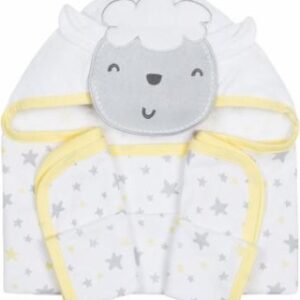 GERBER TERRY HOODED BATH WRAP NEUTRAL-LAMB $20.81  VAT Inclusive