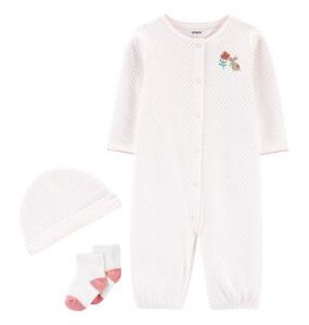 CARTER’S BABY GIRLS 3-PIECE TAKE ME HOME SET $24.65 VAT Inclusive