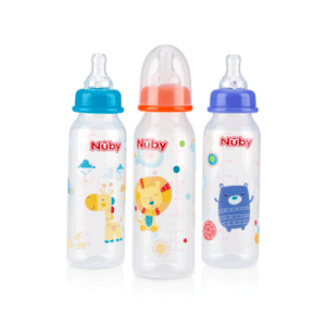NUBY 3-PACK NON-DRIP STANDARD NECK BOTTLE 8OZ/240ML $16.23  VAT Inclusive