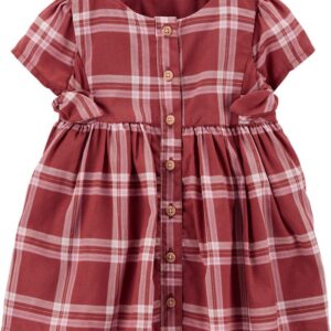 OSHKOSH BABY PLAID BOW DRESS $31.02 VAT Inclusive