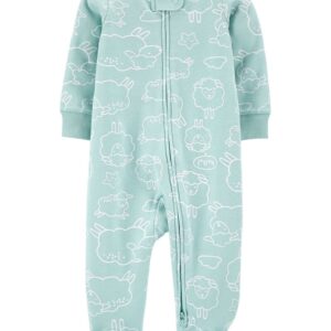 CARTER’S BABY ANIMAL 2-WAY ZIP COTTON SLEEP & PLAY $14.52 VAT Inclusive