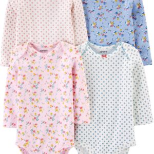 CARTER’S 4-PACK FLORAL ORIGINAL BODYSUITS $28.82 VAT Inclusive