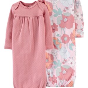 CARTER’S 2-PACK SLEEPER GOWNS -PINK2$23.93 VAT Inclusive