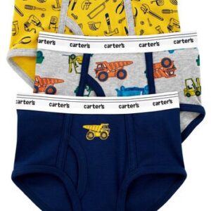 CARTER’S 3-PACK COTTON BRIEFS VAT $13.70