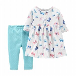 CARTER’S 2-PIECE BUTTERFLY DRESS & LEGGING $18.48 VAT Inclusive