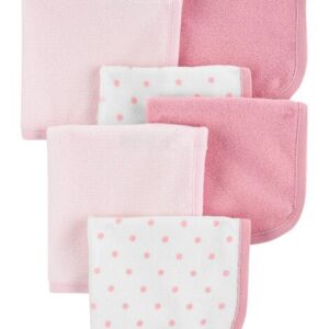 CARTER’S   6 PACK WASHCLOTHS - PINK $23.43  VAT Inclusive
