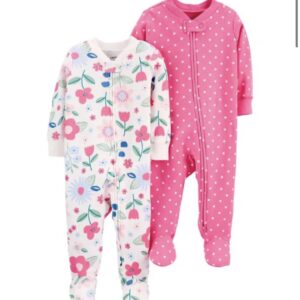 CARTER’S 2-PACK COTTON ZIP-UP SLEEP & PLAYS $31.35 VAT Inclusive