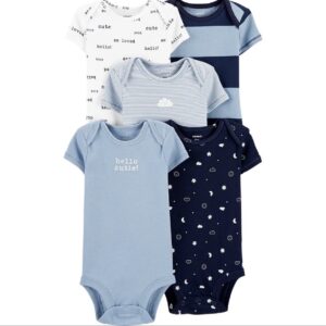 CARTER’S 5-PACK CLOUD ORIGINAL BODYSUITS $28.82 VAT Inclusive