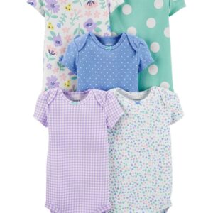 CARTER’S 5-PIECE PATTERNED ORIGINAL BODYSUITS $23.65 VAT Inclusive
