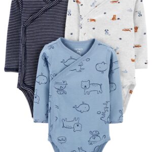 CARTER’S BABY 3-PACK ANIMAL SIDE-SNAP BODYSUITS $26.62 VAT Inclusive