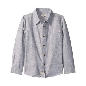 APPAMAN  BOYS GREYSCALE STRIPE REMY SHIRT L/S POCKET  $61.60 VAT