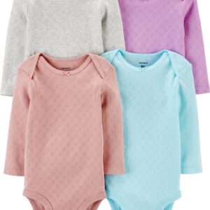 CARTER’S BABY 4-PACK HEART ORIGINAL BODYSUITS $28.82 VAT Inclusive