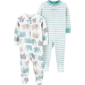 CARTER’S 2-PACK INFANT B ZIP UP COTTON SLEEP AND PLAY $28.77 VAT Inclusive