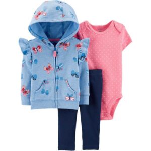 CARTER’S 3-PIECE BUTTERFLY LITTLE JACKET SET $23.38  VAT Inclusive