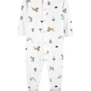 CARTER’S ANIMAL SNAP-UP COTTON SLEEP & PLAY $14.52 VAT Inclusive