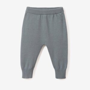 ELEGANT BABY – LT TEAL HOODED TASSEL KNIT BABY PANTS $29.15 VAT Inclusive