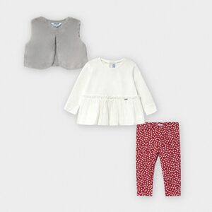 MAYORAL  CARMIN  LEGGING SET WITH FUR  $53.97 VAT