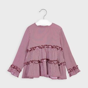 MAYORAL LONG SLEEVES CEREZA LOOSE SHIRT $42.57 VAT