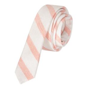 APPAMAN    TANGERINE STRIPE TIE $36.30 VAT