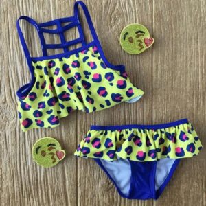 APPAMAN    BRIGHT CHEETAH MEGHAN BIKINI SET $54.45 VAT