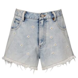 HANNAH BANANA  DENIMBLUE BK VINTAGE SHORTS W/DAISY $78.34 VAT