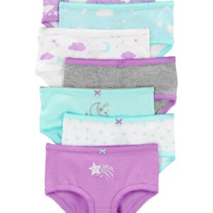CARTER'S    7-PACK MINT LILAC CLOUD/STAR MULTI UNDIES VAT $30.03