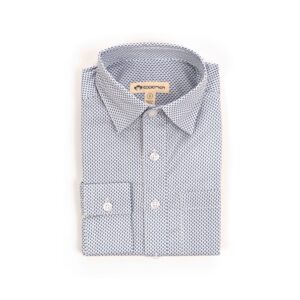 APPAMAN  LONG SLEEVE FISH SCHOOL STANDARD SHIRT  $75.63VAT