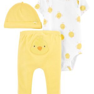 CARTER'S  YELLOW  3PC EASTER SET  $23.76 VAT