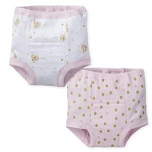 GERBER- TODDLER GIRL 2PK PINK MULTI TRAINING PANTS  $12.60  VAT