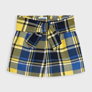 MAYORAL YELLOW PLAID SHORTS $40.43 VAT