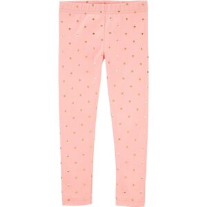 OSHKOSH  BABY GIRL PEACH GOLD DOTS LEGGING  $14.00 VAT