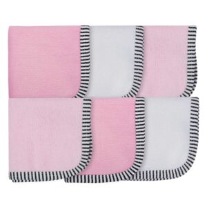 GERBER – 6-PACK PINK AND WHITE WASHCLOTHS $12.79 VAT Inclusive