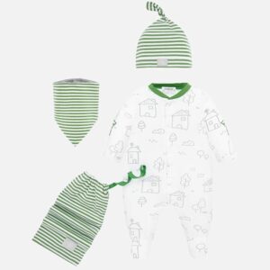 MAYORAL    KIWI PYJAMAS WITH BAG,HAT & BANDANA BIB $44.55 VAT