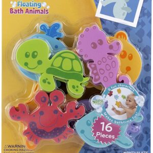 NUBY   16PC   BATHTUB   FOAM   ANIMAL CHARACTERS $25.91    VAT