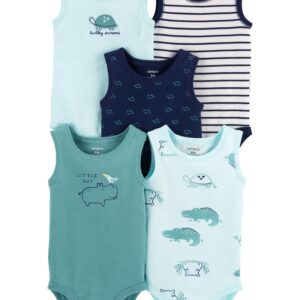CARTER'S   GATOR TURTLE 5PK  ONESIES  $31.35 VAT