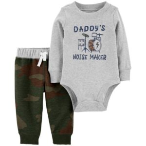 CARTER'S  BODYSUIT PANTS SET- CAMO VAT $  $21.95