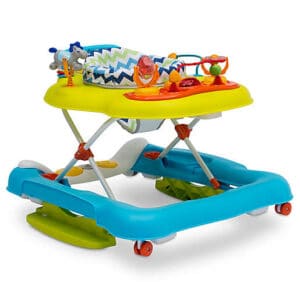 DELTA - 4-IN-1 DISCOVER & PLAY MUSICAL WALKER  BLUE/GREEN - $189.32  VAT