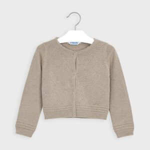 MAYORAL  TOPO LUREX TRICOT KNIT CARDIGAN $36.30 VAT