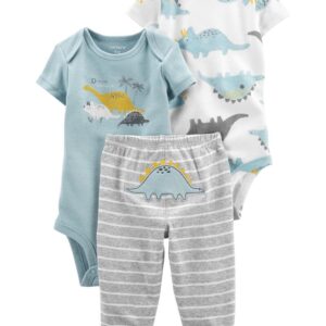 CARTER'S   BABY B  BLUE DINO BODYSUIT PANTS SET  $25.25 VAT