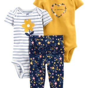 CARTER'S  BABY G SO ADORABLE SET-MULTIFLORAL  $25.25 VAT