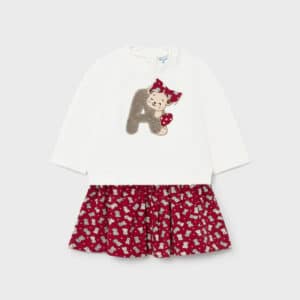 MAYORAL  BABY G RED  PULLOVER & DRESSY SKIRT   $43.45   VAT