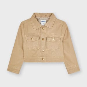 MAYORAL   KHAKI  LIGHT LEATHER JACKET  $70.39 VAT
