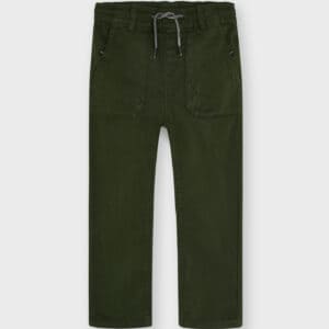 MAYORAL  DK OLIVE DRAWSTRING LONG TROUSERS  $48.51  VAT