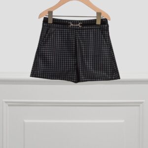 ABEL & LULA   BLACK SUEDE BERMUDA SHORTS  $76.40 VAT