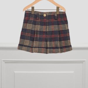 ABEL & LULA   NAVY PLAID BERMUDA SHORTS  $76.23 VAT