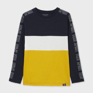 MAYORAL  TWEEN B MUSTARD TEEN SPIRIT L/S  T-SHIRT  $29.37VAT